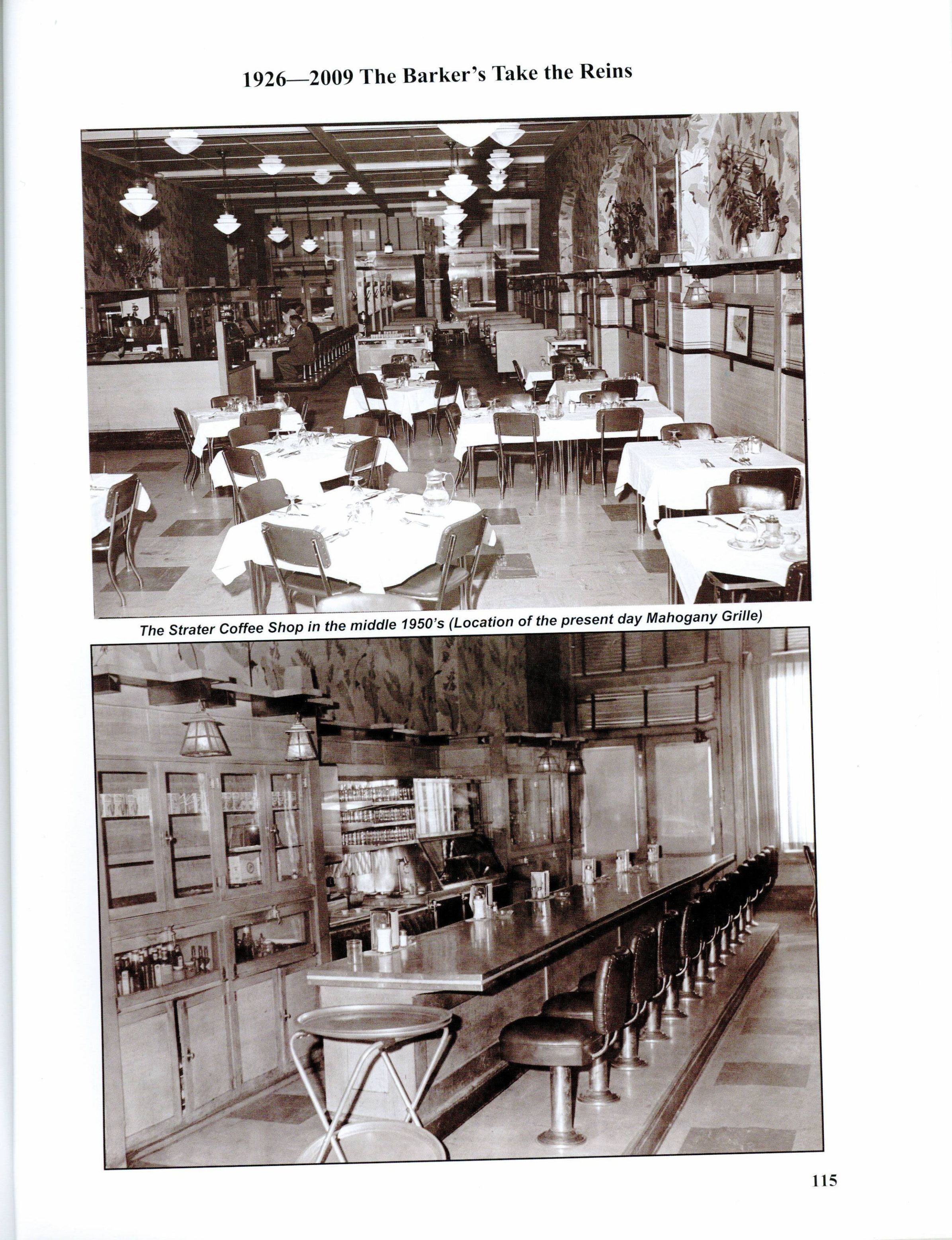 Historical Image of Coffee Shop Interior The Strater Hotel Durango Colorado